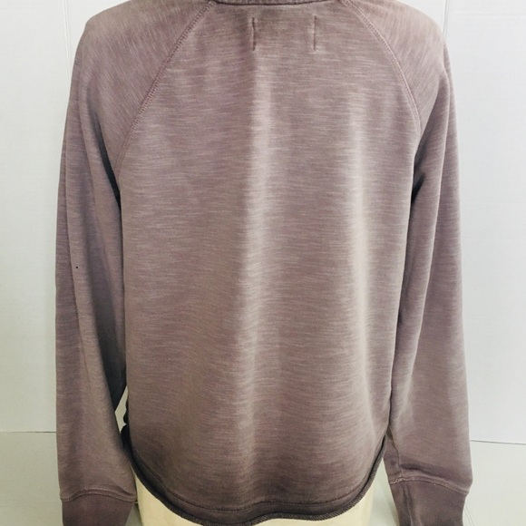 Lilac Gray Face Sweatshirt- ANTHROPOLOGIE sz S - Picture 2 of 11